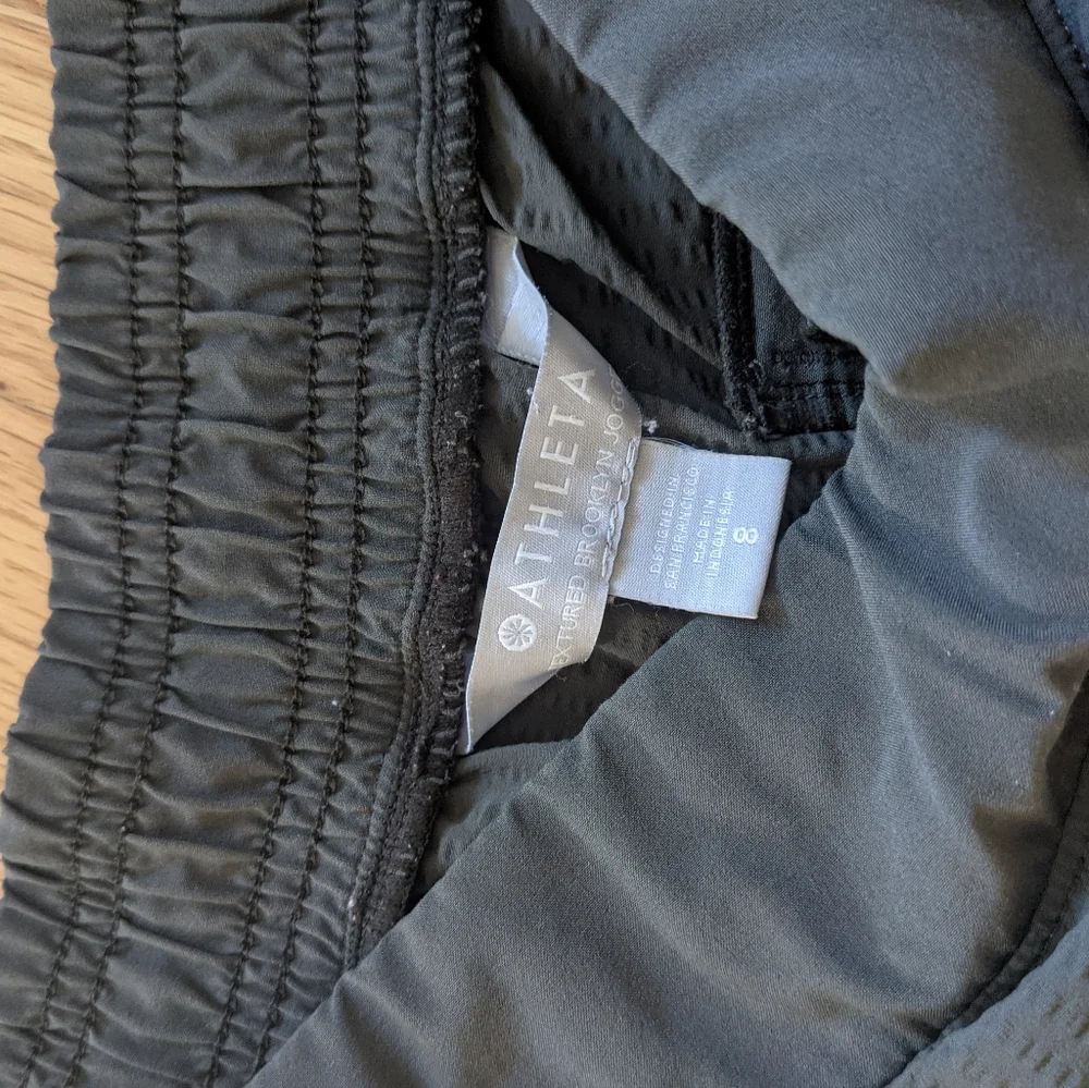 ATHLETA Brooklyn Tech Jogger Olive Green Size 8 - Picture 2 of 6